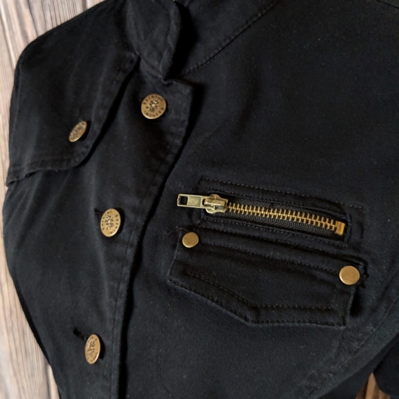 Sashimi Black Button Down Business Jacket - Picture 2 of 8